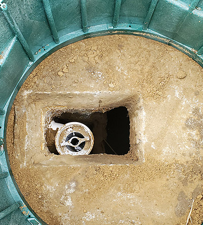We can install a new riser on your septic tank