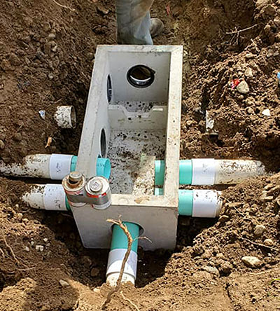 Repairing an existing septic system